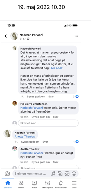 Naderah Parwani på Facebook